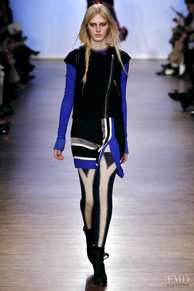 Julia Nobis featured in  the rag & bone fashion show for Autumn/Winter 2011