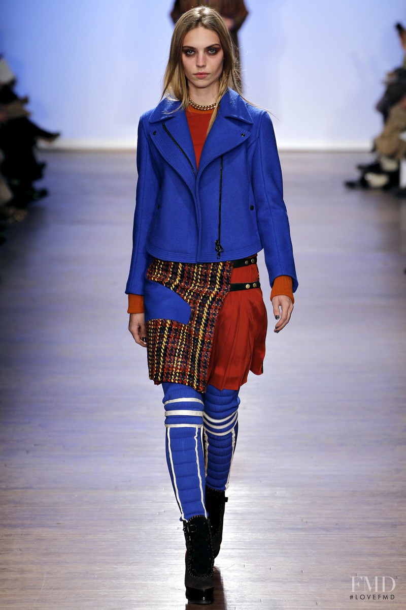 Emily Senko featured in  the rag & bone fashion show for Autumn/Winter 2011