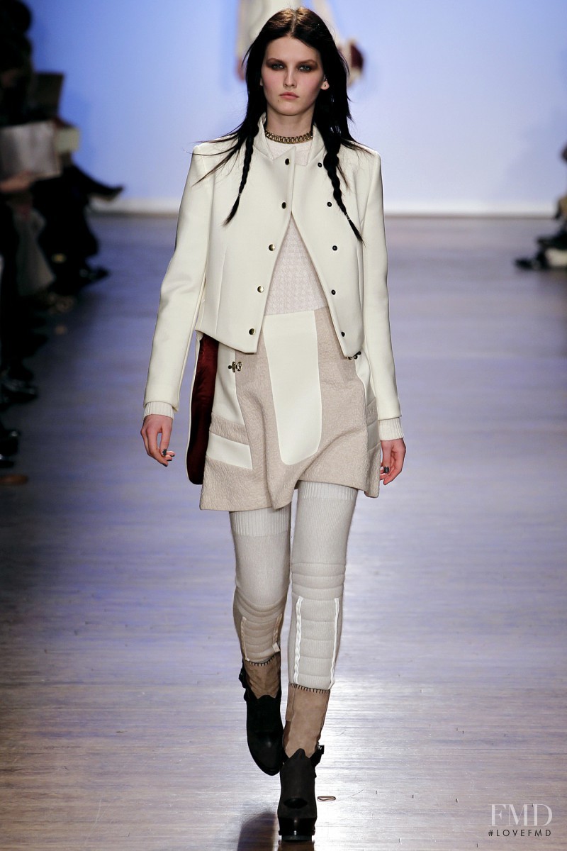 Katlin Aas featured in  the rag & bone fashion show for Autumn/Winter 2011
