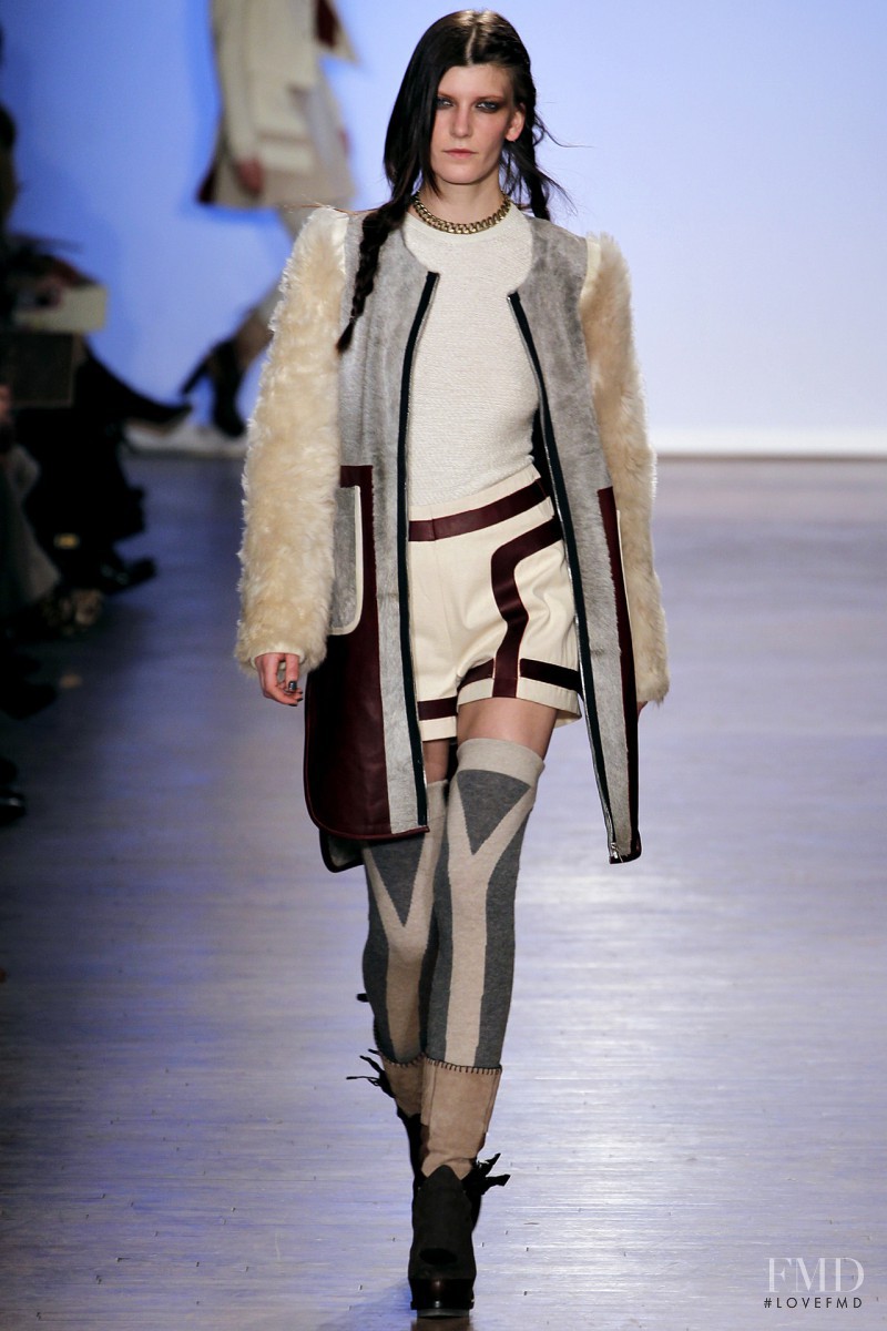 Valerija Kelava featured in  the rag & bone fashion show for Autumn/Winter 2011