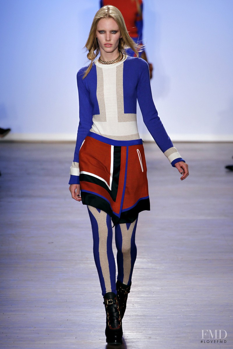 Emily Baker featured in  the rag & bone fashion show for Autumn/Winter 2011