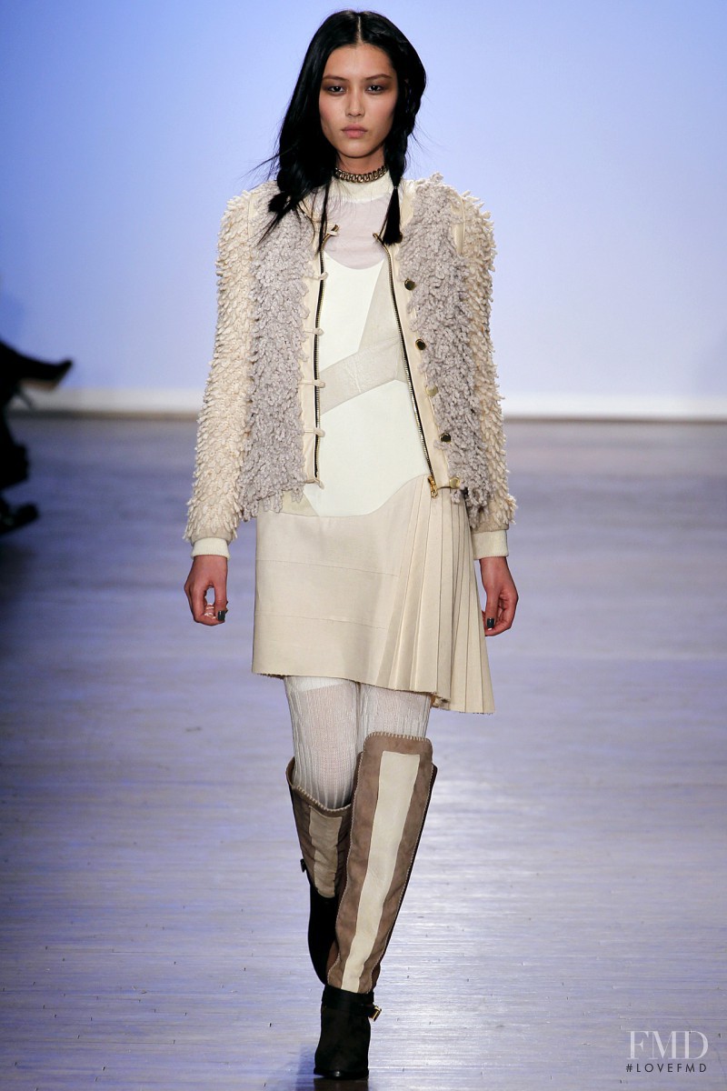 Liu Wen featured in  the rag & bone fashion show for Autumn/Winter 2011