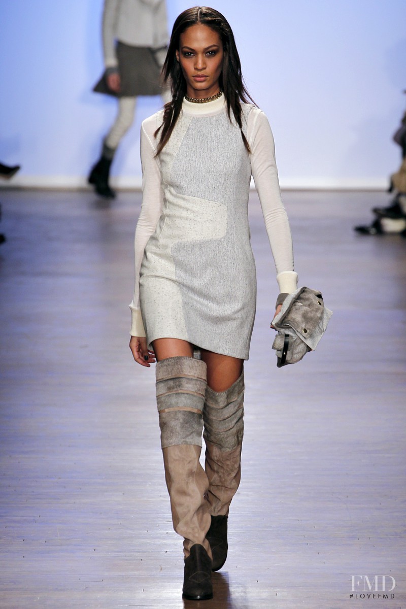Joan Smalls featured in  the rag & bone fashion show for Autumn/Winter 2011