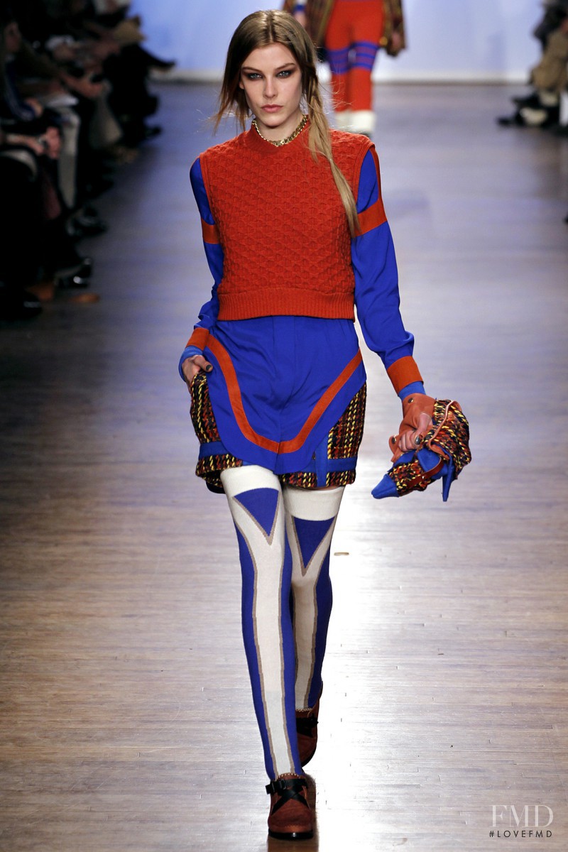 Madelen de la Motte featured in  the rag & bone fashion show for Autumn/Winter 2011