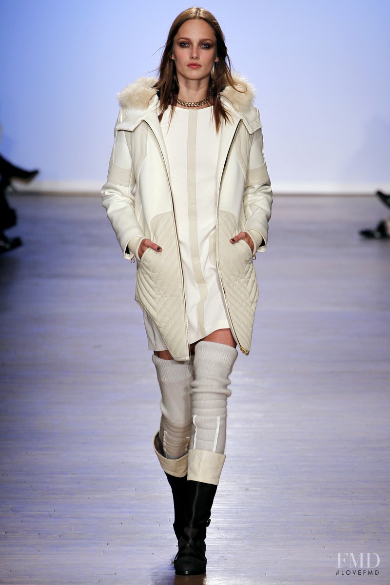 Karmen Pedaru featured in  the rag & bone fashion show for Autumn/Winter 2011