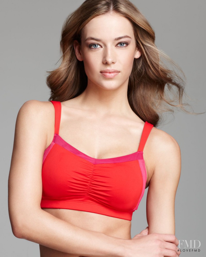 Hannah Ferguson featured in  the Bloomingdales Lingerie catalogue for Spring/Summer 2016