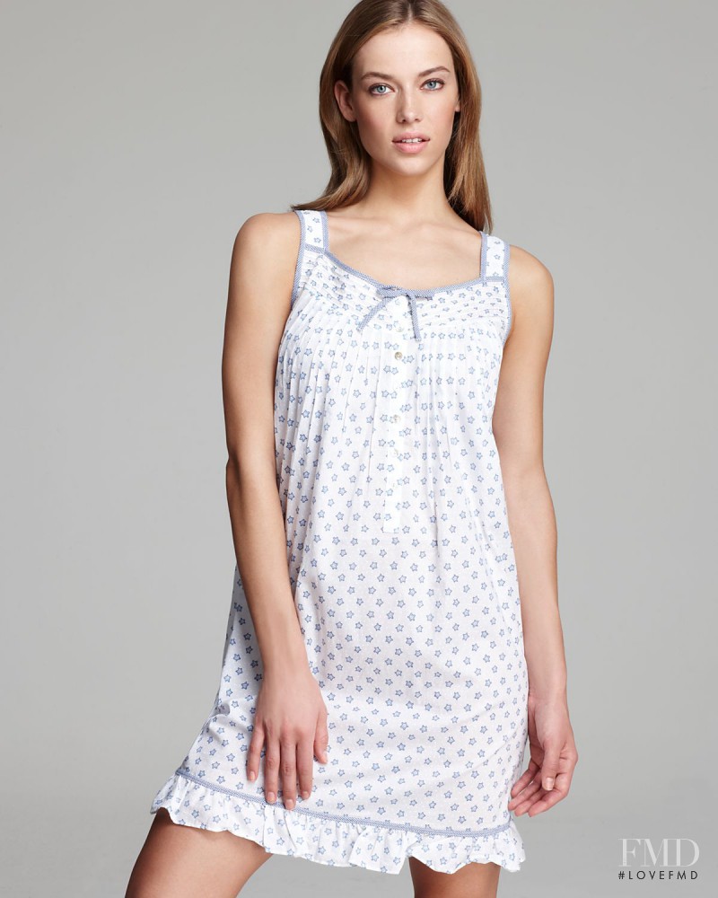 Hannah Ferguson featured in  the Bloomingdales Lingerie catalogue for Spring/Summer 2016