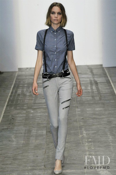 Kim Noorda featured in  the rag & bone fashion show for Spring/Summer 2009