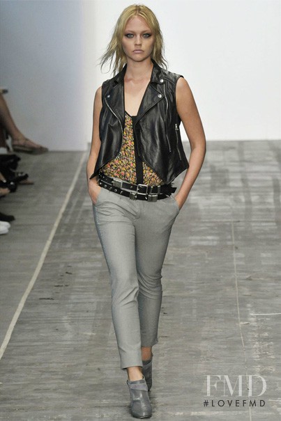 Sasha Pivovarova featured in  the rag & bone fashion show for Spring/Summer 2009
