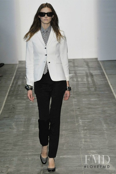 Olga Sherer featured in  the rag & bone fashion show for Spring/Summer 2009