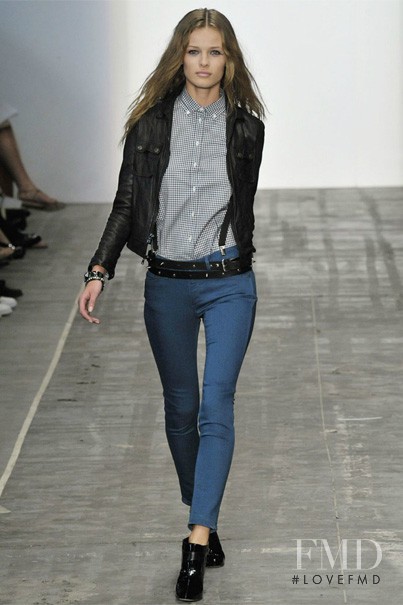 Edita Vilkeviciute featured in  the rag & bone fashion show for Spring/Summer 2009