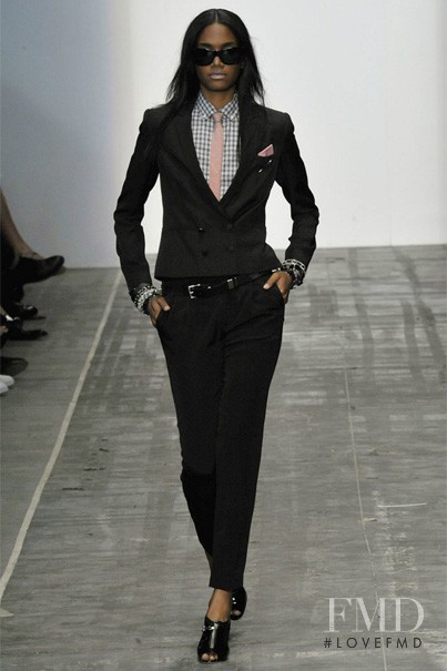 Arlenis Sosa featured in  the rag & bone fashion show for Spring/Summer 2009