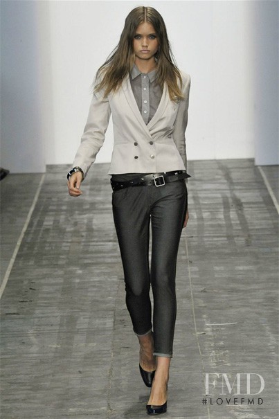 Abbey Lee Kershaw featured in  the rag & bone fashion show for Spring/Summer 2009