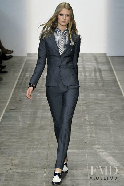 Toni Garrn featured in  the rag & bone fashion show for Spring/Summer 2009