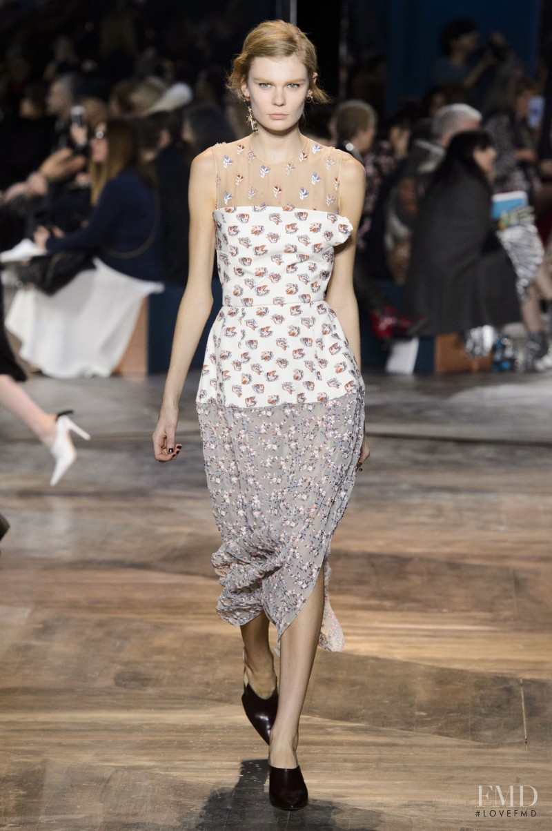 Alexandra Elizabeth Ljadov featured in  the Christian Dior Haute Couture fashion show for Spring/Summer 2016