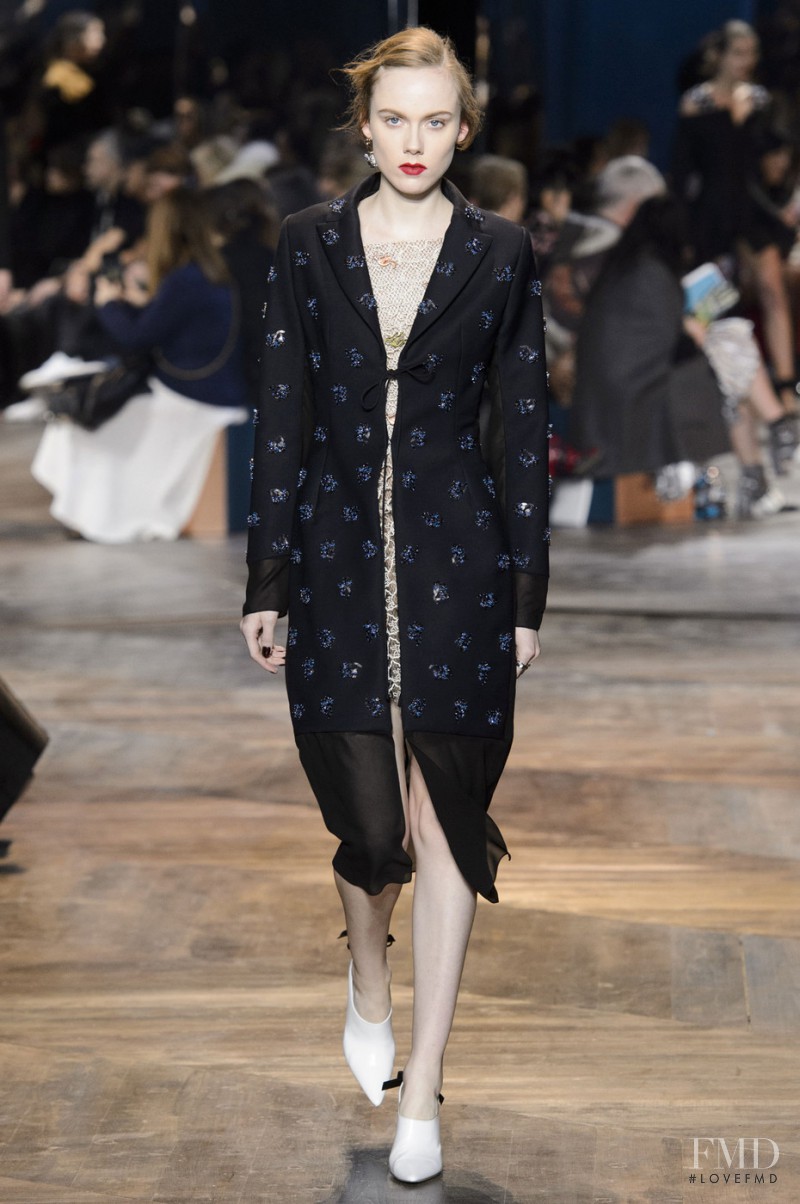 Kiki Willems featured in  the Christian Dior Haute Couture fashion show for Spring/Summer 2016