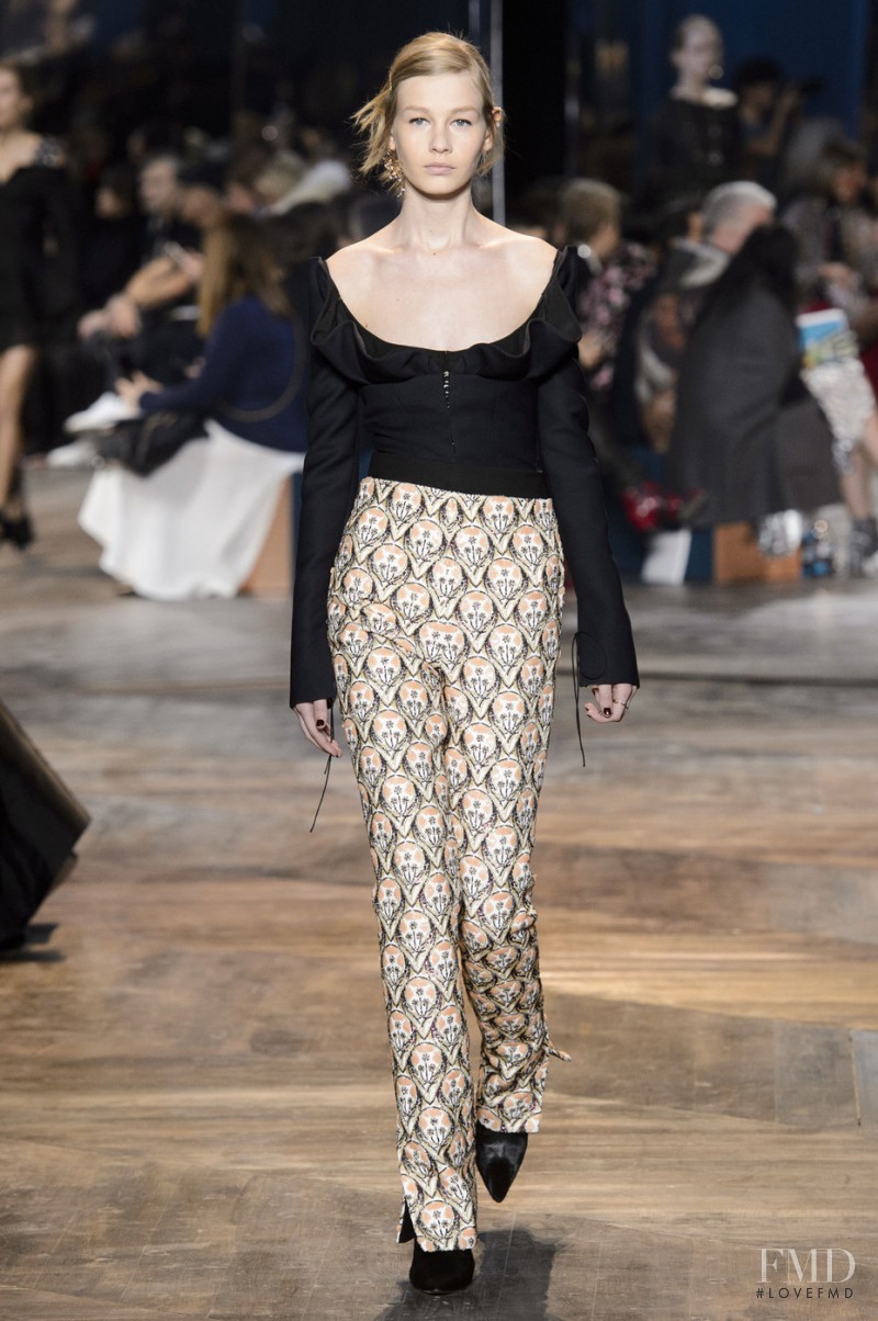 Sofia Mechetner featured in  the Christian Dior Haute Couture fashion show for Spring/Summer 2016