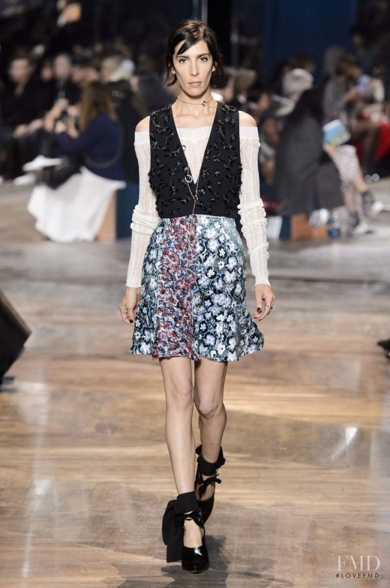 Jamie Bochert featured in  the Christian Dior Haute Couture fashion show for Spring/Summer 2016