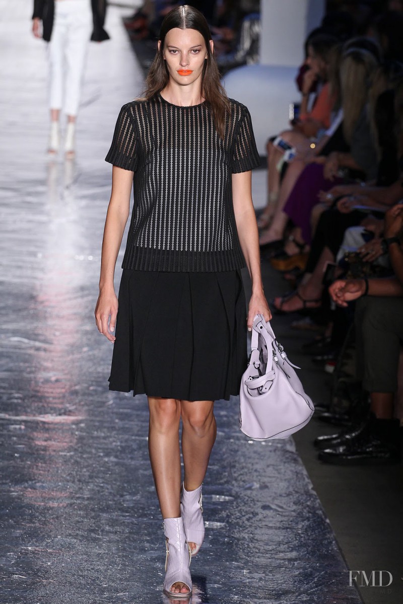 Amanda Murphy featured in  the rag & bone fashion show for Spring/Summer 2014
