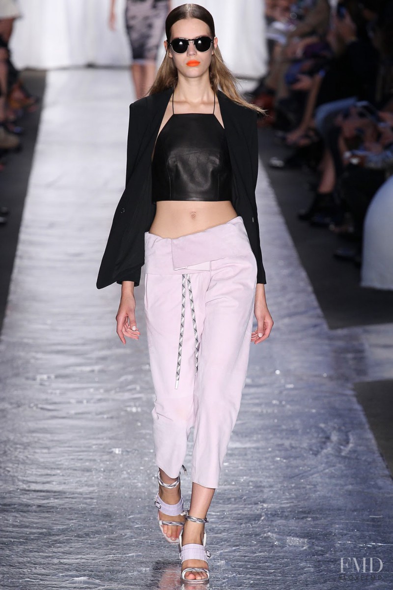 Esther Heesch featured in  the rag & bone fashion show for Spring/Summer 2014