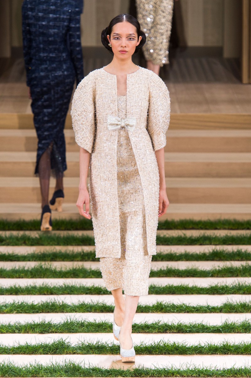 Fei Fei Sun featured in  the Chanel Haute Couture fashion show for Spring/Summer 2016