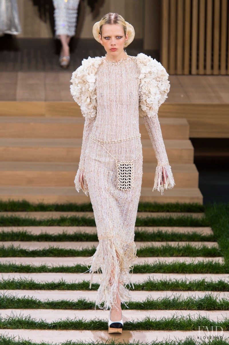 Marjan Jonkman featured in  the Chanel Haute Couture fashion show for Spring/Summer 2016