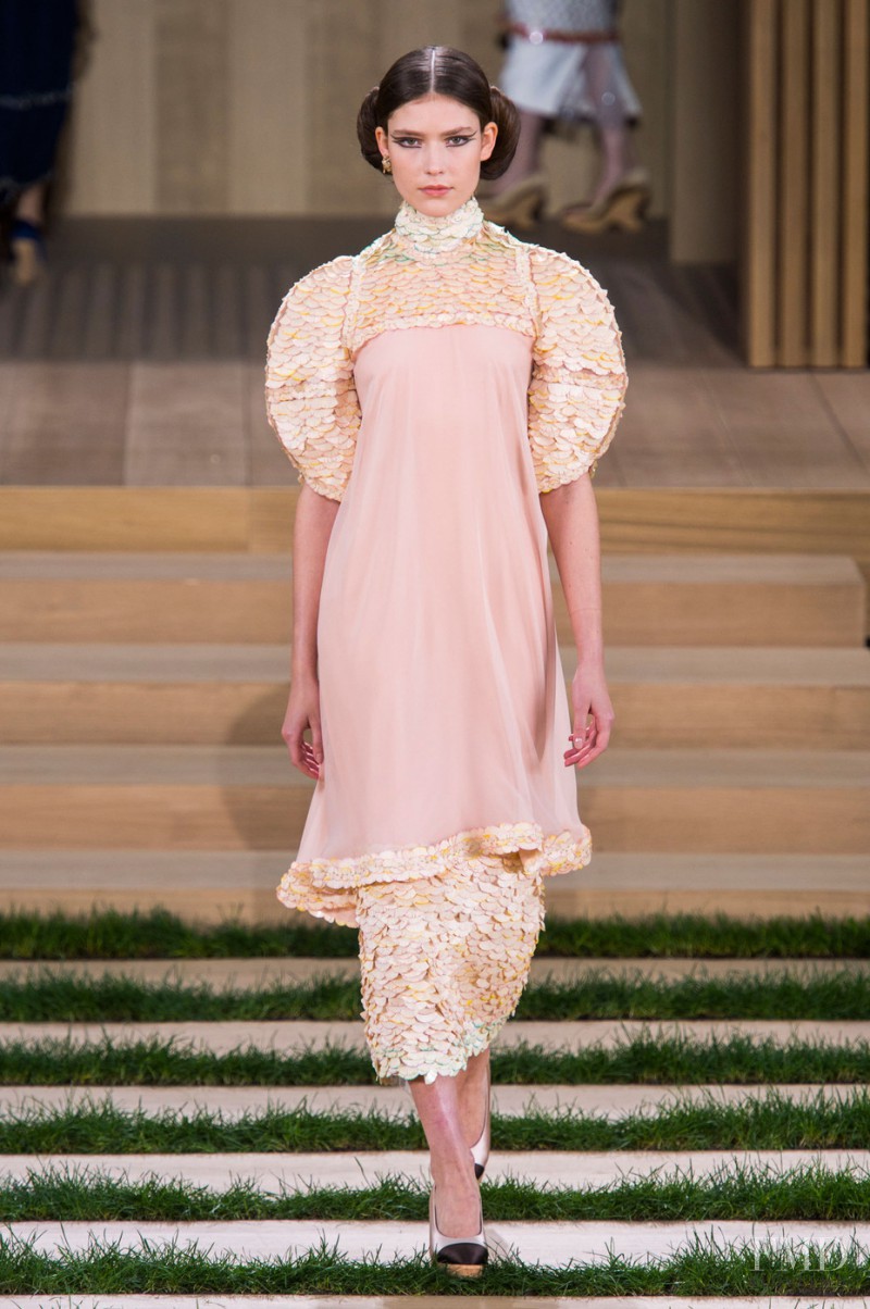 Zuzu Tadeushuk featured in  the Chanel Haute Couture fashion show for Spring/Summer 2016
