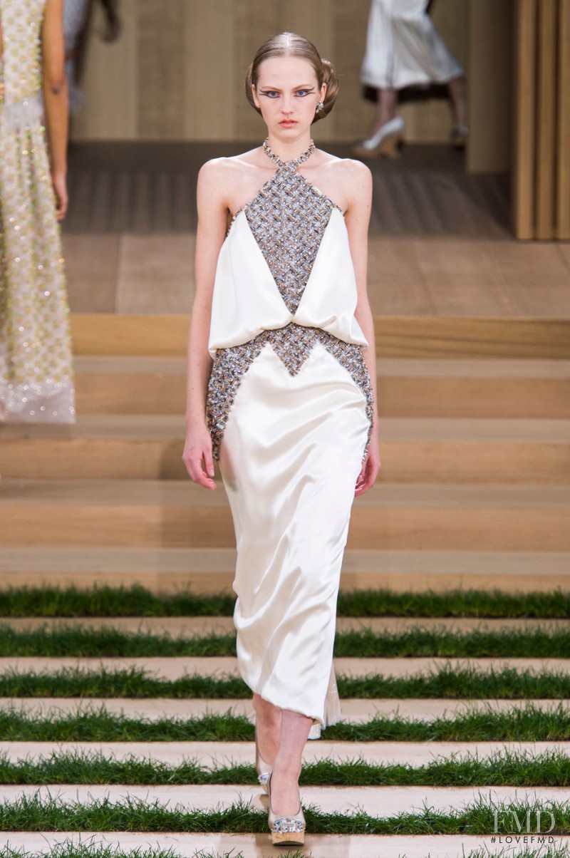 Paula Galecka featured in  the Chanel Haute Couture fashion show for Spring/Summer 2016