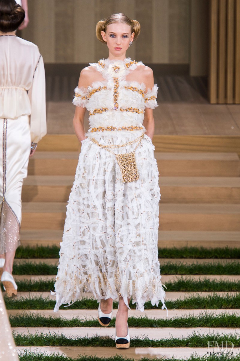 Nastya Sten featured in  the Chanel Haute Couture fashion show for Spring/Summer 2016