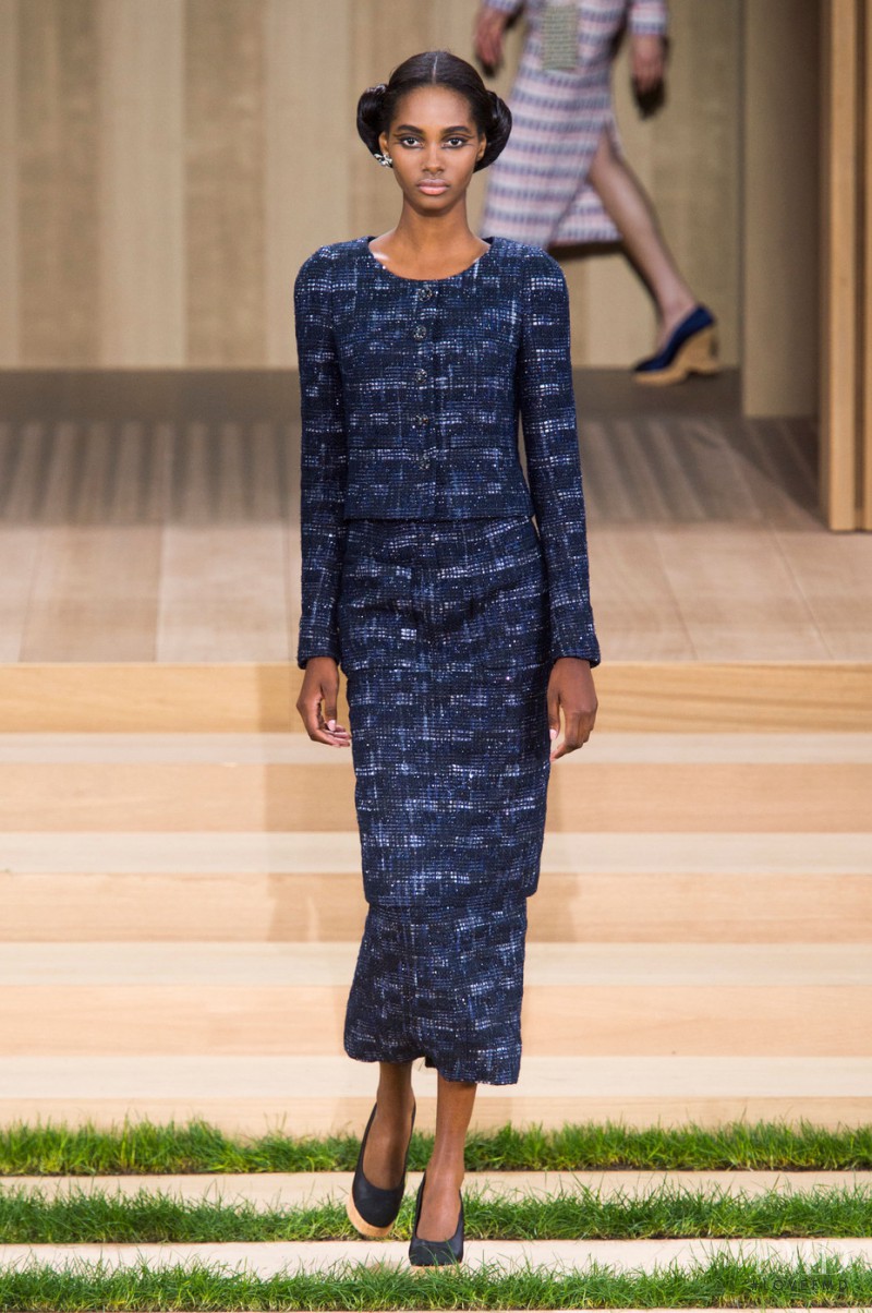 Tami Williams featured in  the Chanel Haute Couture fashion show for Spring/Summer 2016