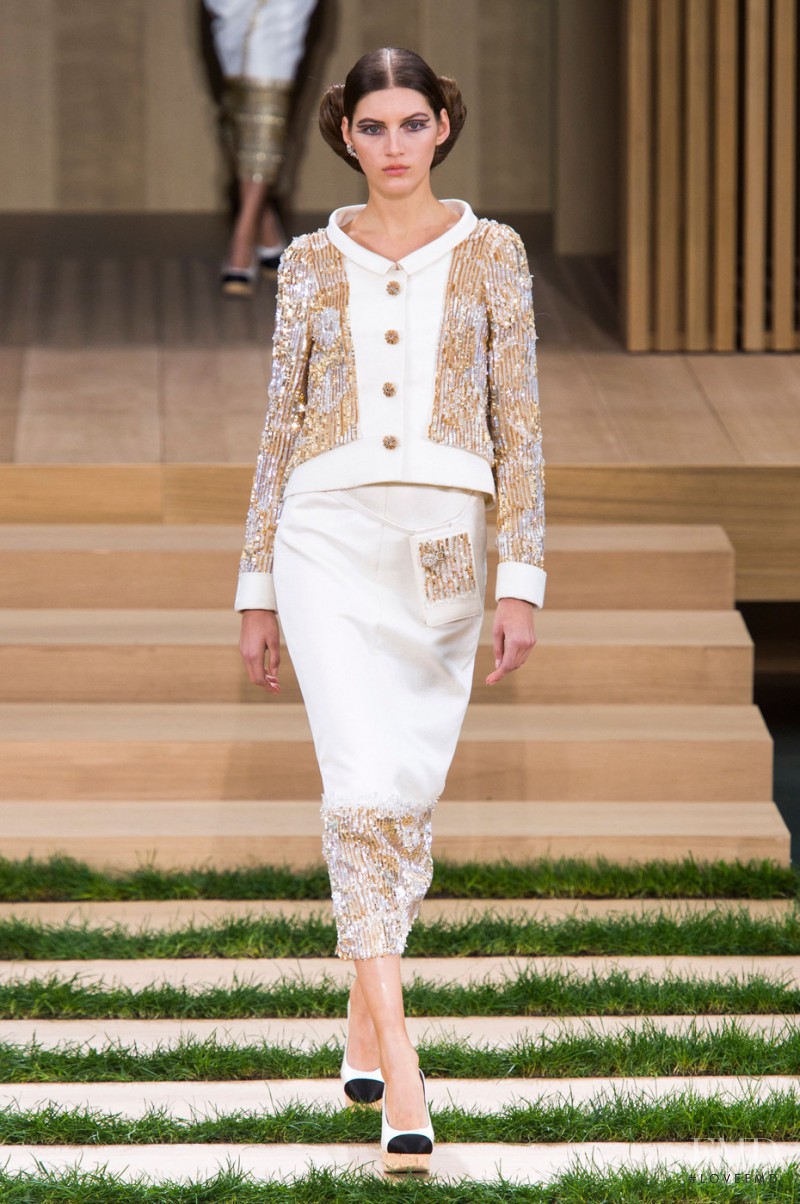 Valery Kaufman featured in  the Chanel Haute Couture fashion show for Spring/Summer 2016
