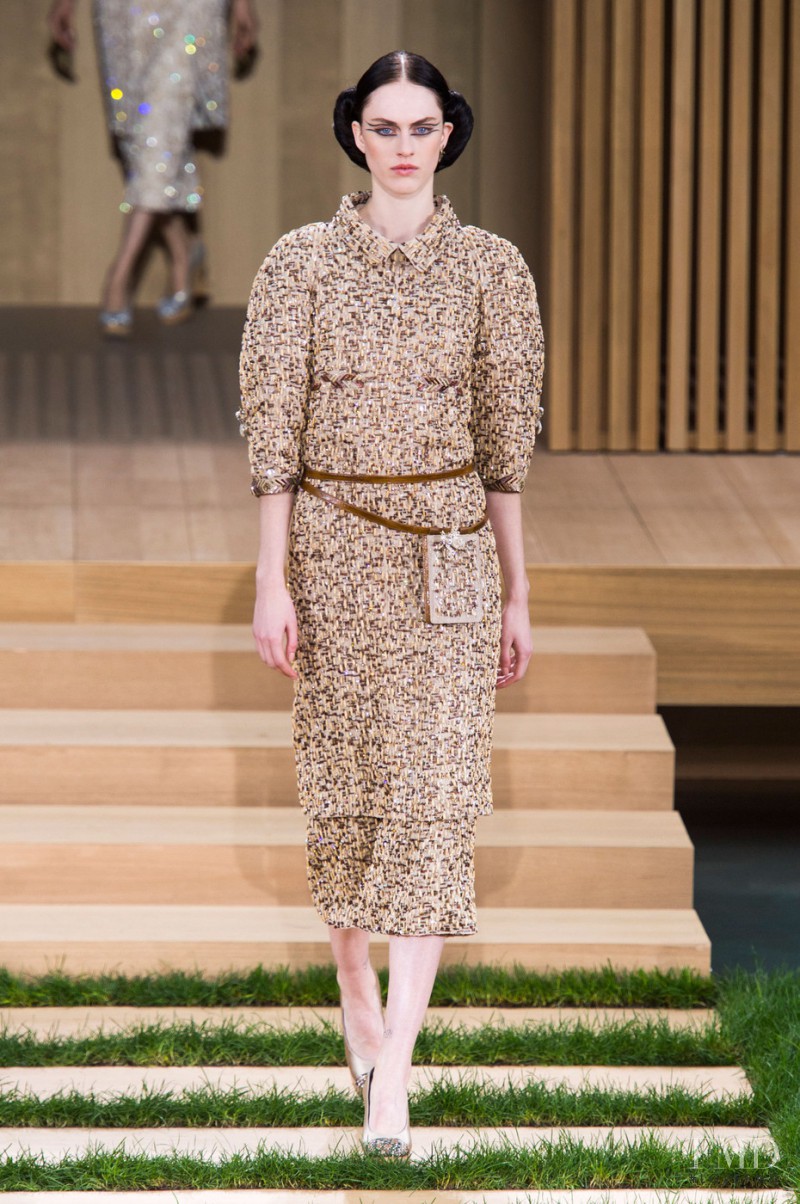 Sarah Brannon featured in  the Chanel Haute Couture fashion show for Spring/Summer 2016
