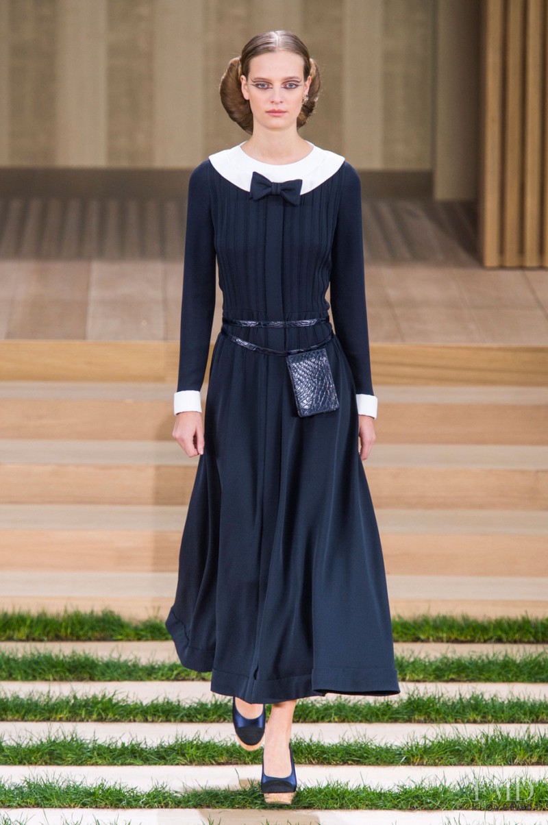 Ine Neefs featured in  the Chanel Haute Couture fashion show for Spring/Summer 2016