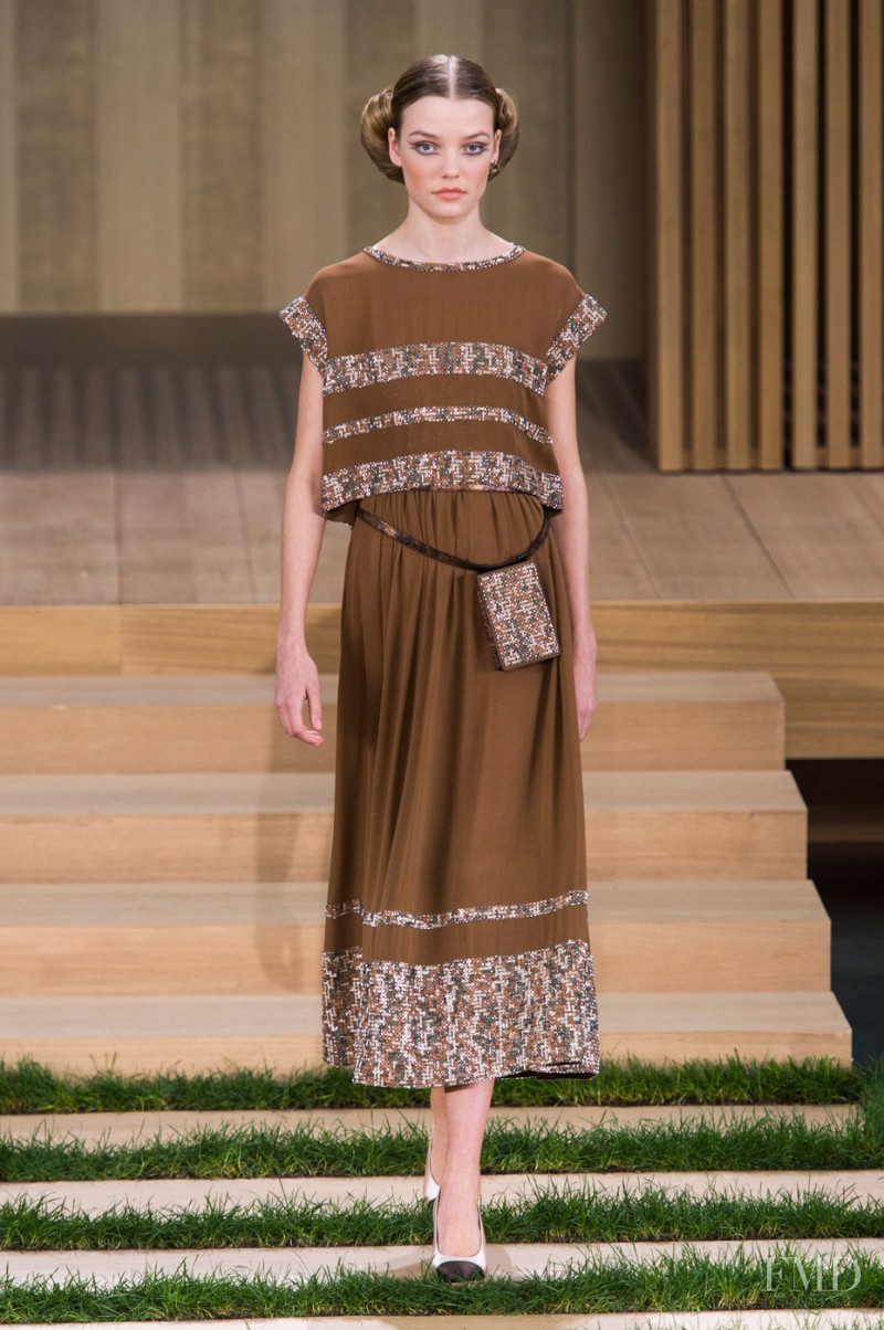 Roos Abels featured in  the Chanel Haute Couture fashion show for Spring/Summer 2016