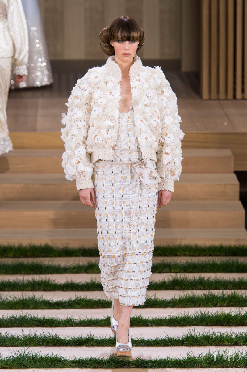 Edie Campbell featured in  the Chanel Haute Couture fashion show for Spring/Summer 2016