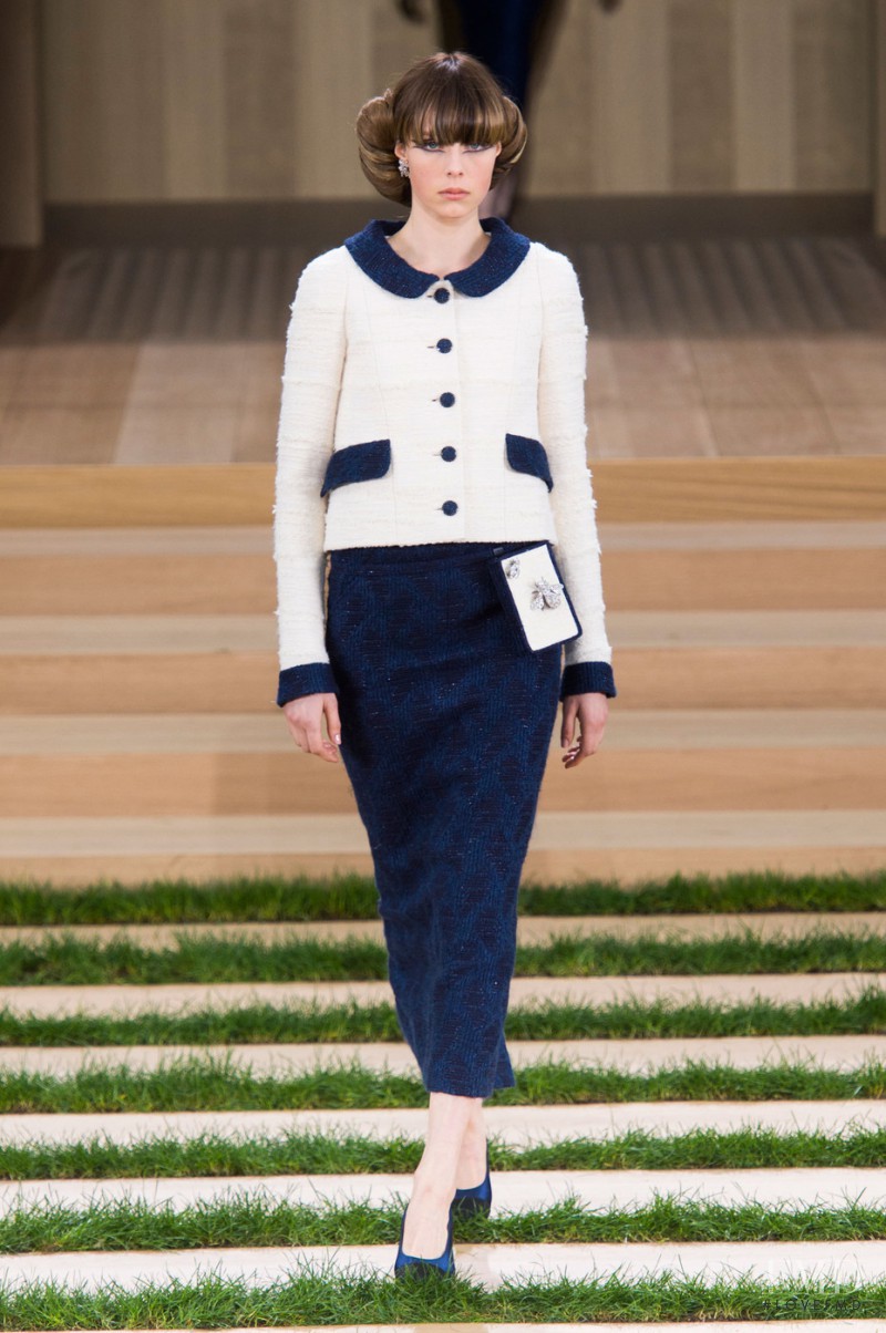 Edie Campbell featured in  the Chanel Haute Couture fashion show for Spring/Summer 2016