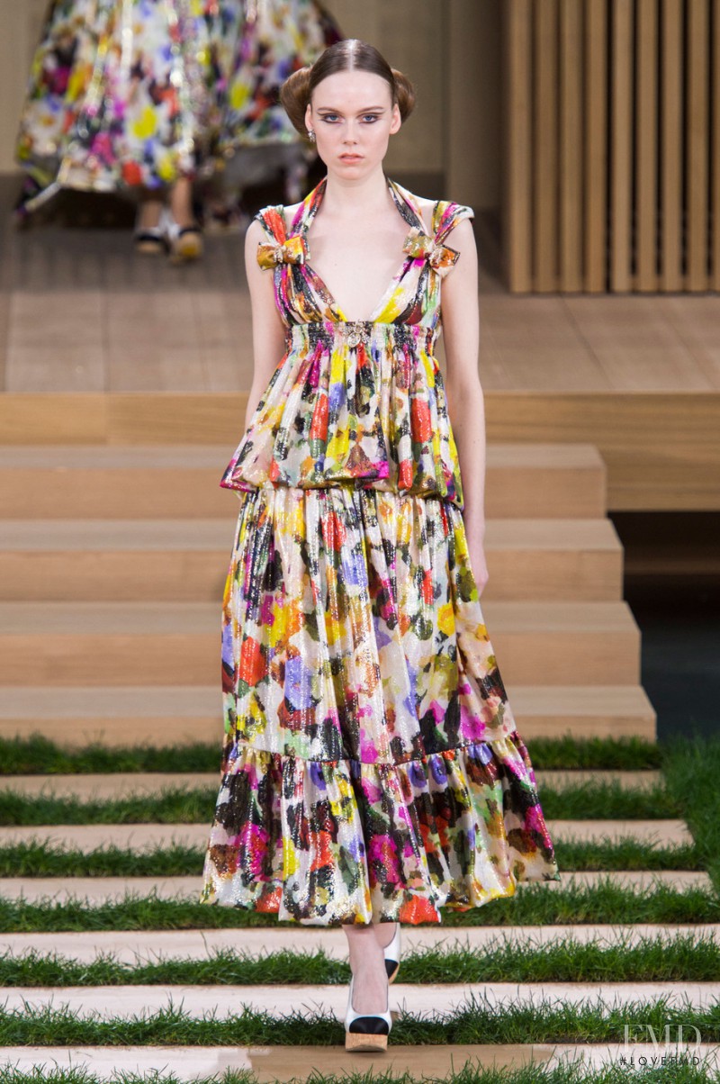 Kiki Willems featured in  the Chanel Haute Couture fashion show for Spring/Summer 2016