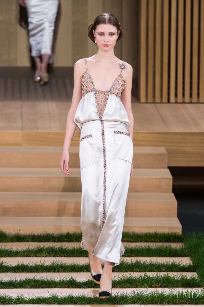 Victoria Kosenkova featured in  the Chanel Haute Couture fashion show for Spring/Summer 2016