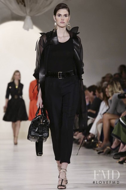 Vanessa Moody featured in  the Ralph Lauren Collection fashion show for Spring/Summer 2015