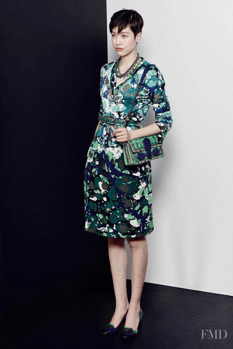 Kouka Webb featured in  the Bottega Veneta fashion show for Pre-Fall 2015