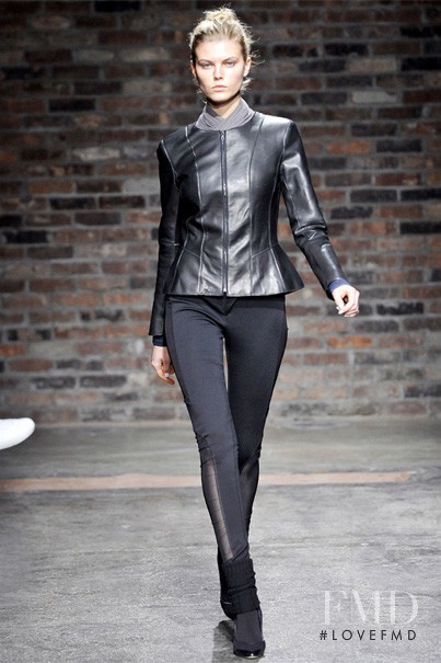 Maryna Linchuk featured in  the rag & bone fashion show for Autumn/Winter 2009
