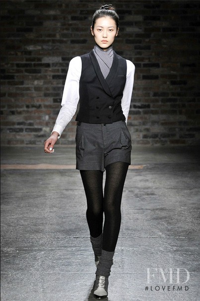 Liu Wen featured in  the rag & bone fashion show for Autumn/Winter 2009