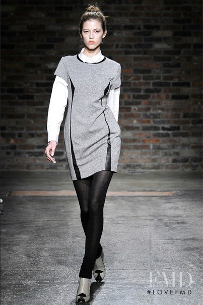 Yulia Kharlapanova featured in  the rag & bone fashion show for Autumn/Winter 2009