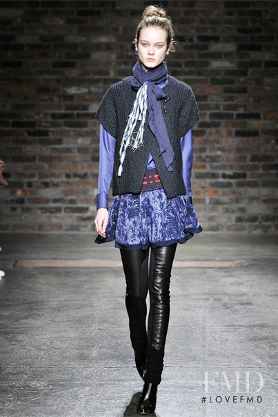 Monika Jagaciak featured in  the rag & bone fashion show for Autumn/Winter 2009
