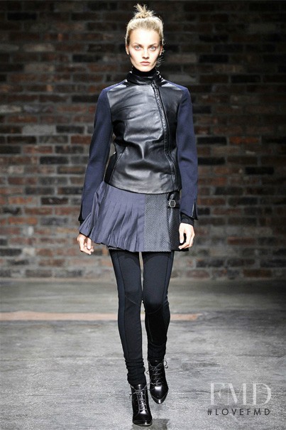 Anna Maria Jagodzinska featured in  the rag & bone fashion show for Autumn/Winter 2009