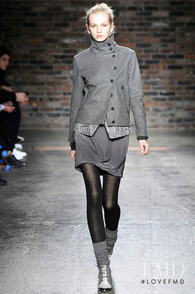 Diana Farkhullina featured in  the rag & bone fashion show for Autumn/Winter 2009