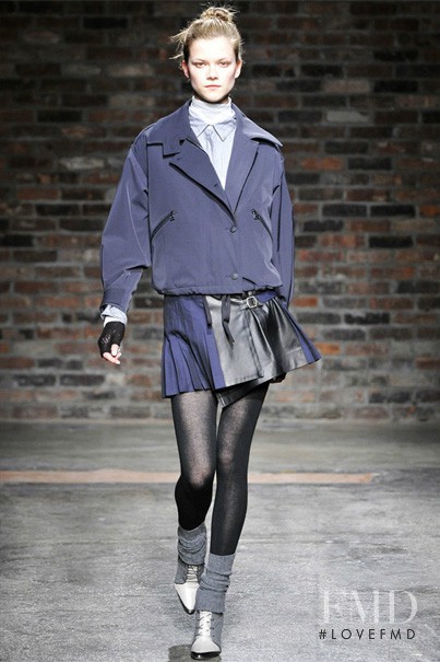 Kasia Struss featured in  the rag & bone fashion show for Autumn/Winter 2009