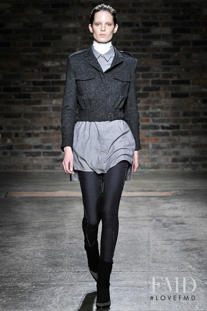 Iris Strubegger featured in  the rag & bone fashion show for Autumn/Winter 2009