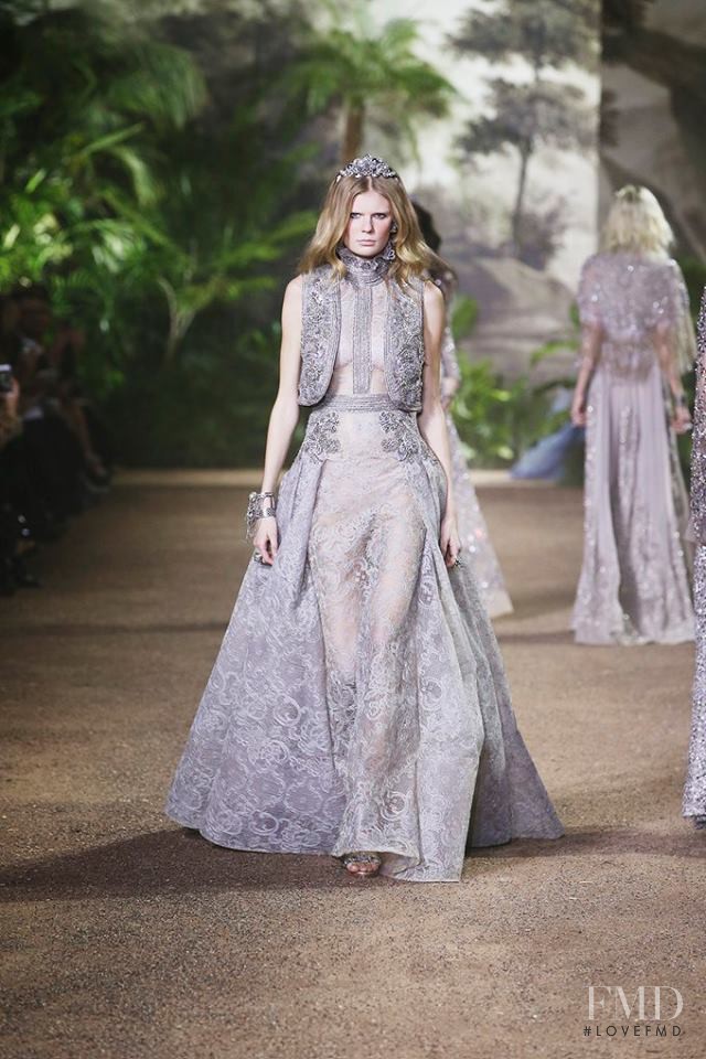 Alexandra Elizabeth Ljadov featured in  the Elie Saab Couture fashion show for Spring/Summer 2016