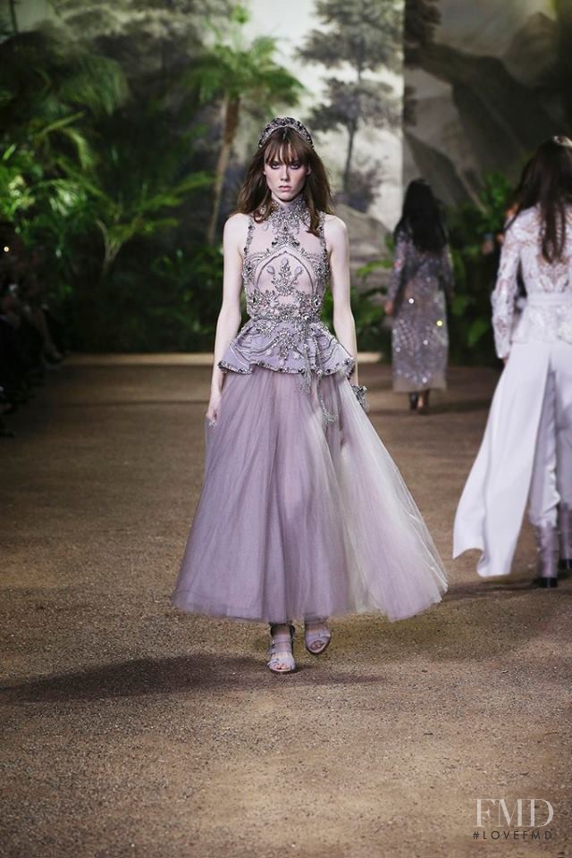 Kiki Willems featured in  the Elie Saab Couture fashion show for Spring/Summer 2016